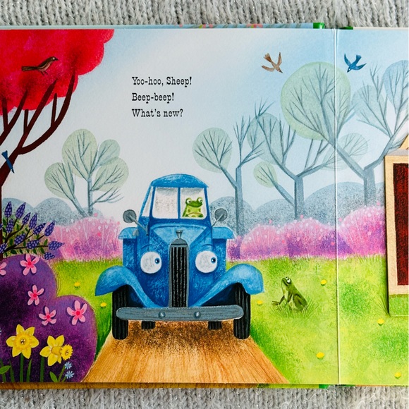 Little Blue Truck’s Springtime A Lift-the-flap Book Baby Board Book - Picture 2 of 6